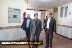 بازدید رئیس سازمان مدیریت و برنامه ریزی خراسان شمالی از دانشگاه فرهنگیان استان 10