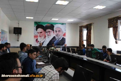 نشست معاون پژوهش و برنامه ریزی اداره کل آموزش و پرورش خراسان شمالی با دانشجویان پردیس امام محمد باقر(ع)