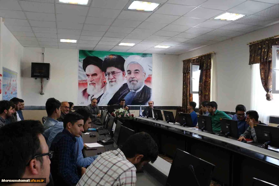 نشست معاون پژوهش و برنامه ریزی اداره کل آموزش و پرورش خراسان شمالی با دانشجویان پردیس امام محمد باقر(ع) 2