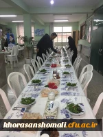 حضور دکتر صفرزاده سرپرست دانشگاه فرهنگیان استان و سرپرست های پردیس ها و جمعی از کارکنان در افطاری با دانشجویان 7