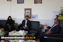 نشست صمیمانه دکتر صفرزاده سرپرست دانشگاه فرهنگیان خراسان شمالی با مسئول اتحادیه انجمن اسلامی دانش آموزان خراسان شمالی 4