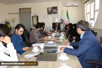 نشست شورای فرهنگی پردیس های دانشگاه فرهنگیان خراسان شمالی در خرداد ماه 1398