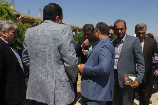 بازدید دکتر رخشانی مهر رئیس سازمان نوسازی و تجهیز مدارس کشور از پروژه حیات طیبه(دانشگاه فرهنگیان خراسان شمالی) 3