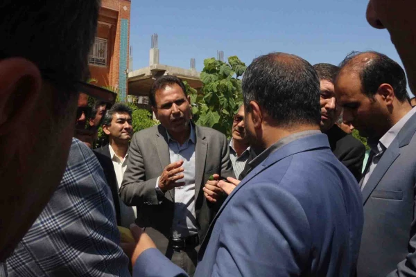 بازدید دکتر رخشانی مهر رئیس سازمان نوسازی و تجهیز مدارس کشور از پروژه حیات طیبه(دانشگاه فرهنگیان خراسان شمالی) 4