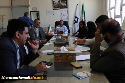 برگزاری نشست شورای معاونین و نماینده سرپرستان سراهای دانشجویی پردیس های دانشگاه خراسان شمالی