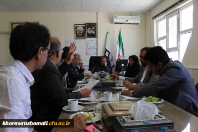 نشست شورای معاونین پردیس های دانشگاه فرهنگیان خراسان شمالی