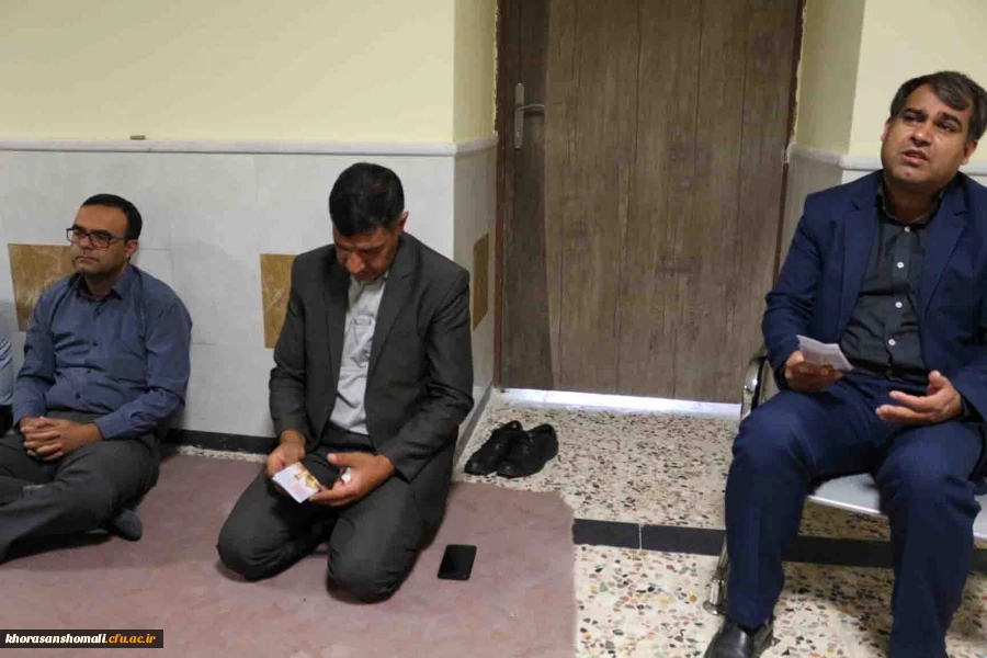 برگزاری زیارت عاشورا در دهه اول محرم در پردیس امام محمد باقر(ع) 2