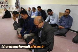 برگزاری زیارت عاشورا در دهه اول محرم در پردیس امام محمد باقر(ع) 2