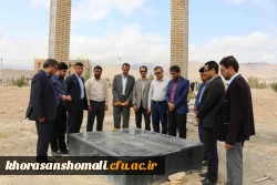 تجدید میثاق کارکنان دانشگاه فرهنگیان خراسان شمالی با دو شهید گمنام در هفته دفاع مقدس 2