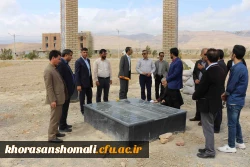 تجدید میثاق کارکنان دانشگاه فرهنگیان خراسان شمالی با دو شهید گمنام در هفته دفاع مقدس 5