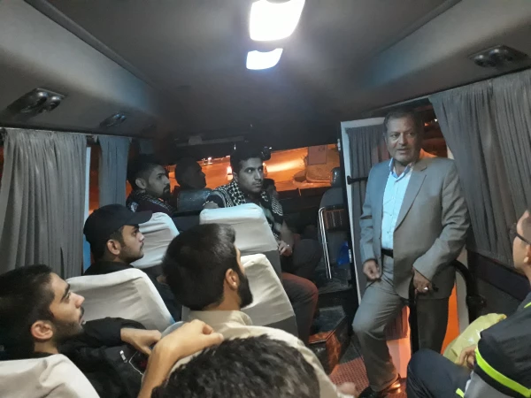 در دانشگاه فرهنگیان خراسان شمالی انجام شد

بدرقه کاروان دانشجویی زائرین اربعین حسین  به مقصد کربلا صورت گرفت.
 2