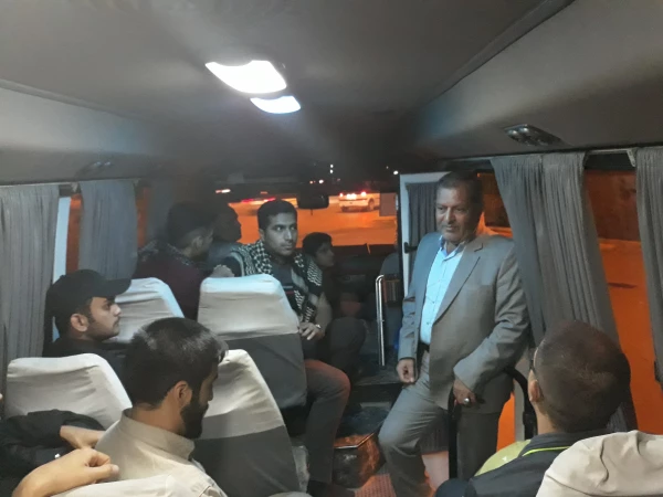 در دانشگاه فرهنگیان خراسان شمالی انجام شد

بدرقه کاروان دانشجویی زائرین اربعین حسین  به مقصد کربلا صورت گرفت.
 3