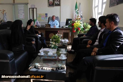 نشست اعضای شورای صنفی، رفاهی پردیس برادران و خواهران با سرپرست دانشگاه فرهنگیان استان