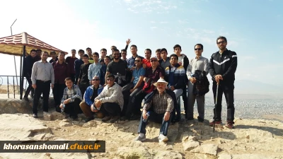 کوهپیمایی دانشجو معلمان و کارکنان دانشگاه فرهنگیان خراسان شمالی به مناسبت هفته تربیت بدنی