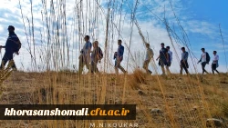 کوهپیمایی دانشجو معلمان و کارکنان دانشگاه فرهنگیان خراسان شمالی به مناسبت هفته تربیت بدنی 5