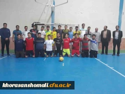 برگزاری مسابقات فوتسال دانشجومعلمان  پردیس امام محمد باقر(ع) به مناسبت هفته تربیت بدنی 2