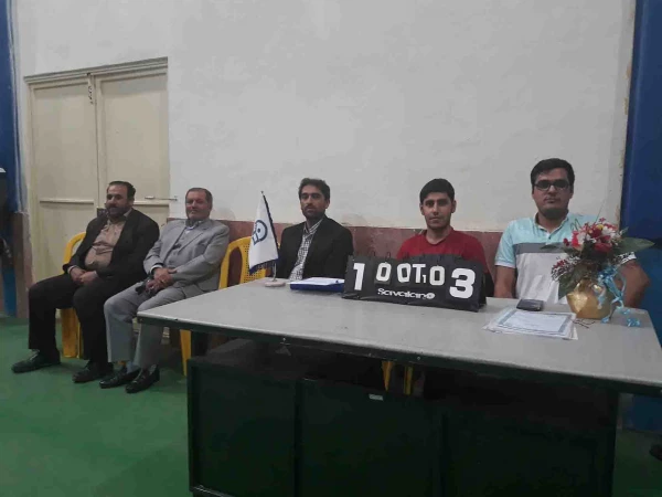 برگزاری مسابقات فوتسال دانشجومعلمان  پردیس امام محمد باقر(ع) به مناسبت هفته تربیت بدنی 2