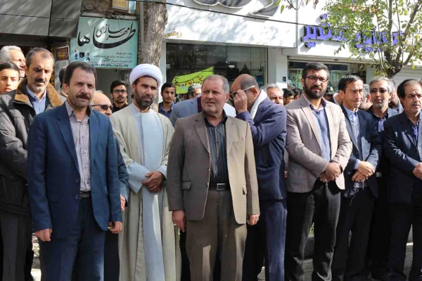 شرکت کارکنان و دانشجویان دانشگاه فرهنگیان خراسان شمالی در راهپیمایی 13 آبان 1398 5