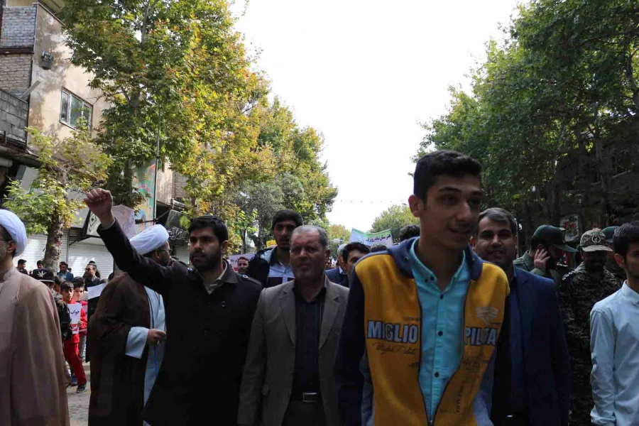 شرکت کارکنان و دانشجویان دانشگاه فرهنگیان خراسان شمالی در مراسم 13 آبان به روایت تصویر 11