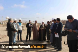 بازدید نماینده ولی فقیه وهیات همراه استان از مجموعه زیر ساخت های دانشگاه فرهنگیان خراسان شمالی  2