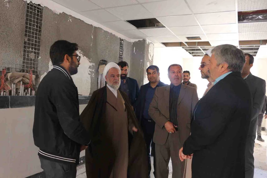 بازدید نماینده ولی فقیه وهیات همراه استان از مجموعه زیر ساخت های دانشگاه فرهنگیان خراسان شمالی  7