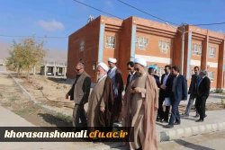 بازدید نماینده ولی فقیه وهیات همراه استان از مجموعه زیر ساخت های دانشگاه فرهنگیان خراسان شمالی  9