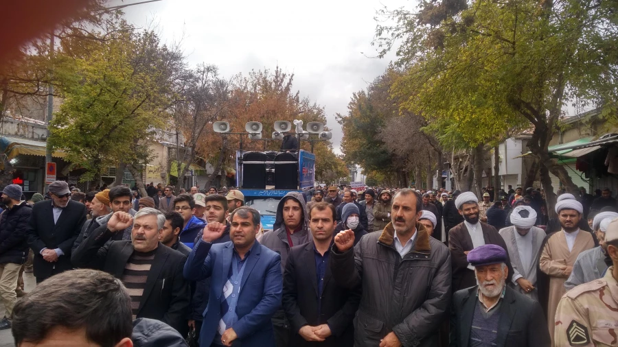 شرکت دانشجو معلمان، کارکنان و اساتید دانشگاه فرهنگیان خراسان شمالی در مرسم راهپیمایی حمایت از اقتدار و امنیت کشور 5