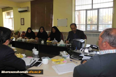 نشست کمیته کارورزی دانشگاه فرهنگیان خراسان شمالی در پردیس امام جعفر صادق(ع)