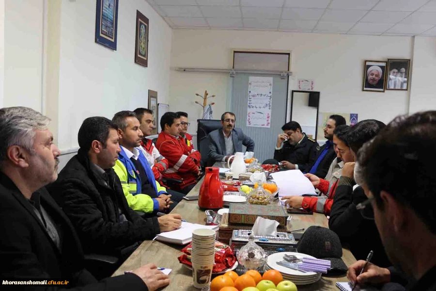 برگزاری نشست مانور امداد و نجات در مدیریت امور پردیس های دانشگاه فرهنگیان خراسان شمالی 2