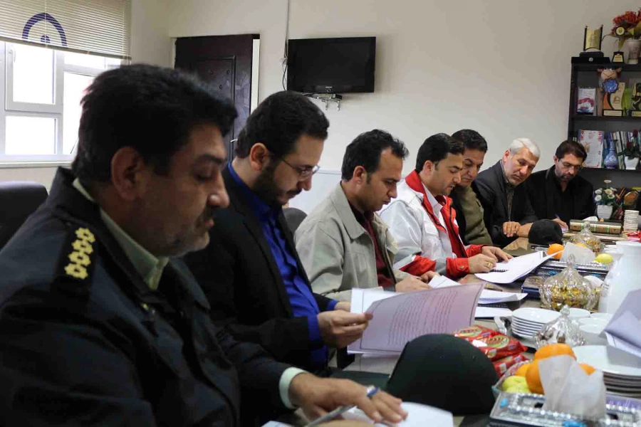 برگزاری نشست مانور امداد و نجات در مدیریت امور پردیس های دانشگاه فرهنگیان خراسان شمالی 4