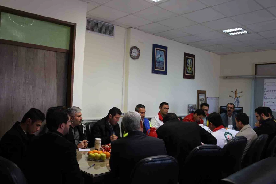 برگزاری نشست مانور امداد و نجات در مدیریت امور پردیس های دانشگاه فرهنگیان خراسان شمالی 5