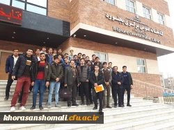 بازدید جمعی از دانشجویان پردیس امام محمد باقر(ع) از کتابخانه مرکزی شهر بجنورد 2