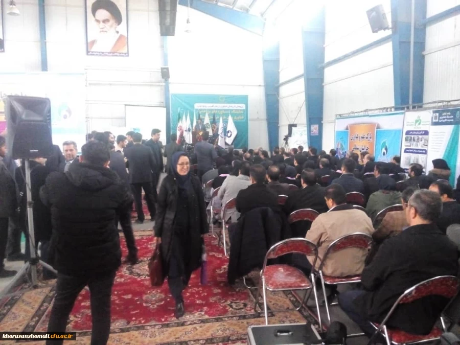 افتتاح غرفه دانشگاه فرهنگیان خراسان شمالی در نمایشگاه پژوهش، فناوری و فن بازار استان 2