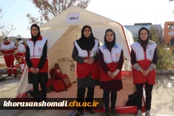 برگزاری مانور ترکیبی امداد و نجات در زلزله در محل دانشگاه فرهنگیان خراسان شمالی  12