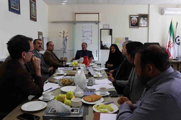 نشست ماهانه شورای مدیریت، نظارت و ارزیابی و توسعه منابع پردیس های دانشگاه فرهنگیان خراسان شمالی 2