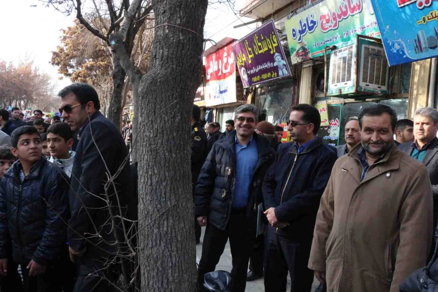 حضور کارکنان و دانشجویان دانشگاه فرهنگیان خراسان شمالی در مراسم بزرگداشت 9 دی 8