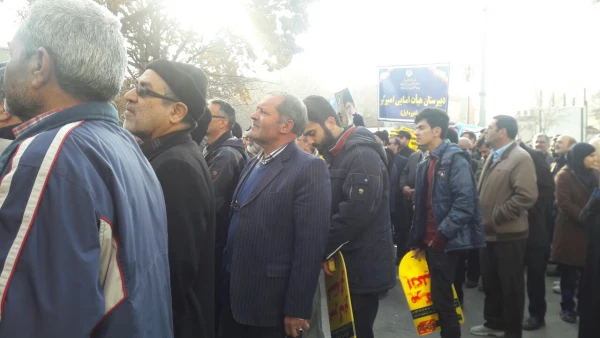 حضور کارکنان و دانشجویان دانشگاه فرهنگیان خراسان شمالی در مراسم بزرگداشت 9 دی 11