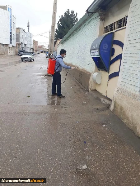 ضدغفونی فضاهای اداری، آموزشی و سراهای دانشجویی پردیس های دانشگاه فرهنگیان خراسان شمالی 4