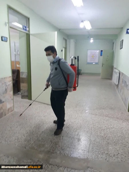 ضدغفونی فضاهای اداری، آموزشی و سراهای دانشجویی پردیس های دانشگاه فرهنگیان خراسان شمالی 5