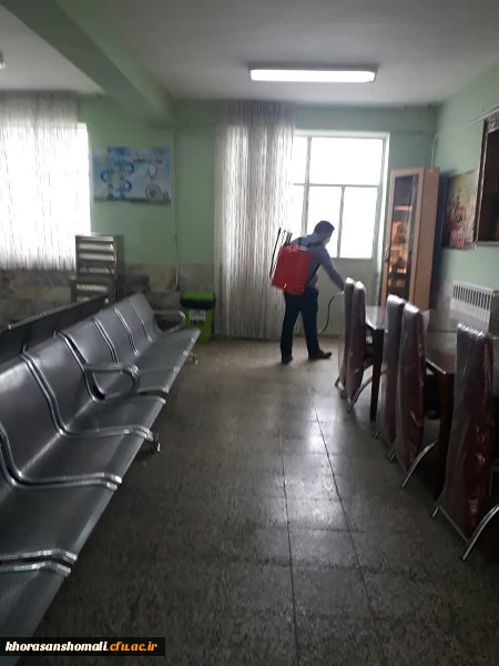 ضدغفونی فضاهای اداری، آموزشی و سراهای دانشجویی پردیس های دانشگاه فرهنگیان خراسان شمالی 7