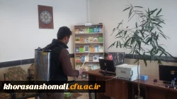 ضدغفونی فضاهای اداری، آموزشی و سراهای دانشجویی پردیس های دانشگاه فرهنگیان خراسان شمالی 8