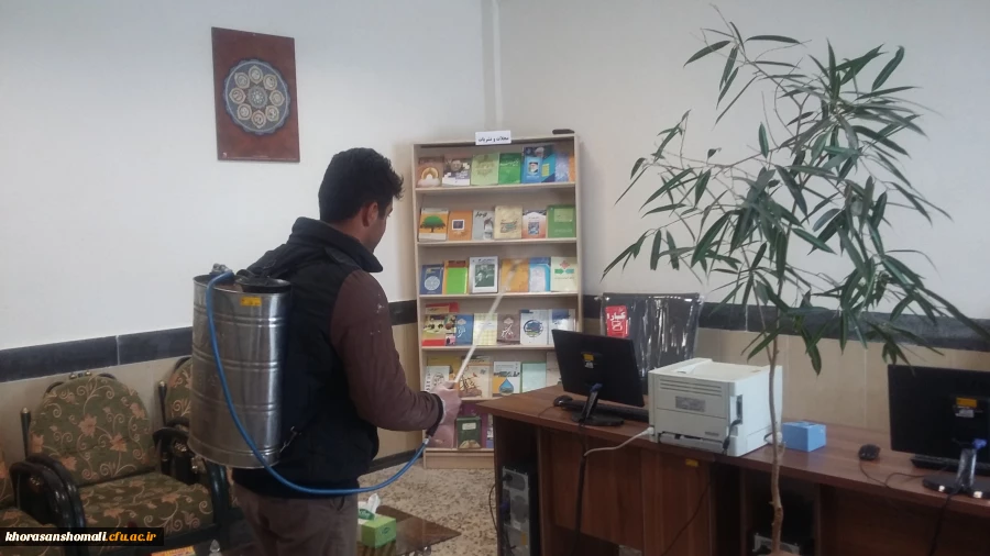 ضدغفونی فضاهای اداری، آموزشی و سراهای دانشجویی پردیس های دانشگاه فرهنگیان خراسان شمالی 8