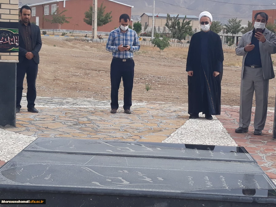 تجدید میثاق دانشگاهیان دانشگاه فزهنگیان خراسان شمالی با شهدای دفاع مقدس 5