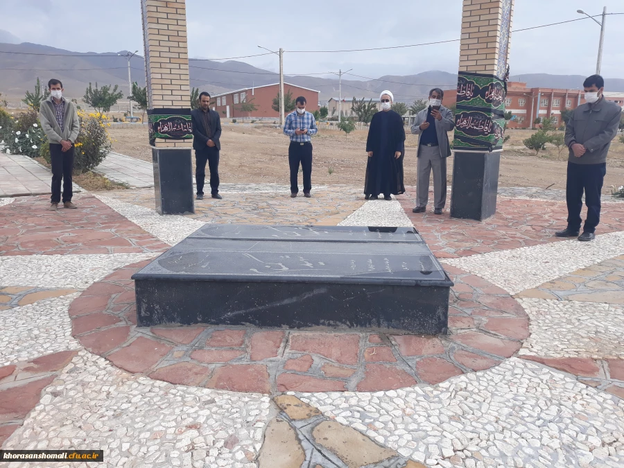 تجدید میثاق دانشگاهیان دانشگاه فزهنگیان خراسان شمالی با شهدای دفاع مقدس 6