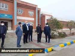 با حضور دکتر انصاری راد معاون دانشجویی دانشگاه فرهنگیان کشور ،مراسم تکریم و معارفه سرپرست مدیریت امور پردیس های دانشگاه فرهنگیان استان خراسان شمالی برگزار شد.

 2