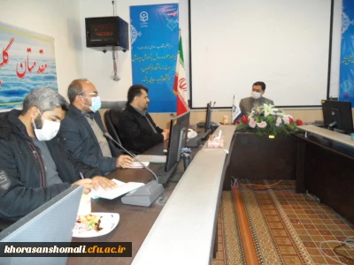 جلسه هم اندیشی مسئولین قرارگاه پیشرفت و آبادانی سپاه حضرت جواد الائمه (ع) خراسان شمالی و دانشگاه فرهنگیان استان 