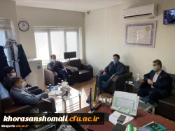 حضور سرپرست محترم استان خراسان شمالی و هیات همراه در ستاد مرکزی بنیاد 4