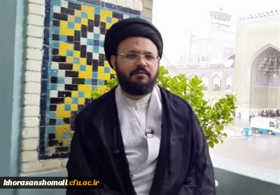 سید سبط حیدر زیدی  یکی از مبلغان شیعه هندی در پردیس خواهران دانشگاه فرهنگیان 