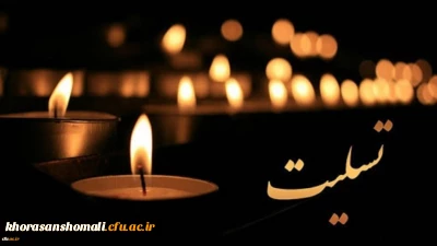 پیام تسلیت دکتر نظری به همکار عزیز علی کمالی 