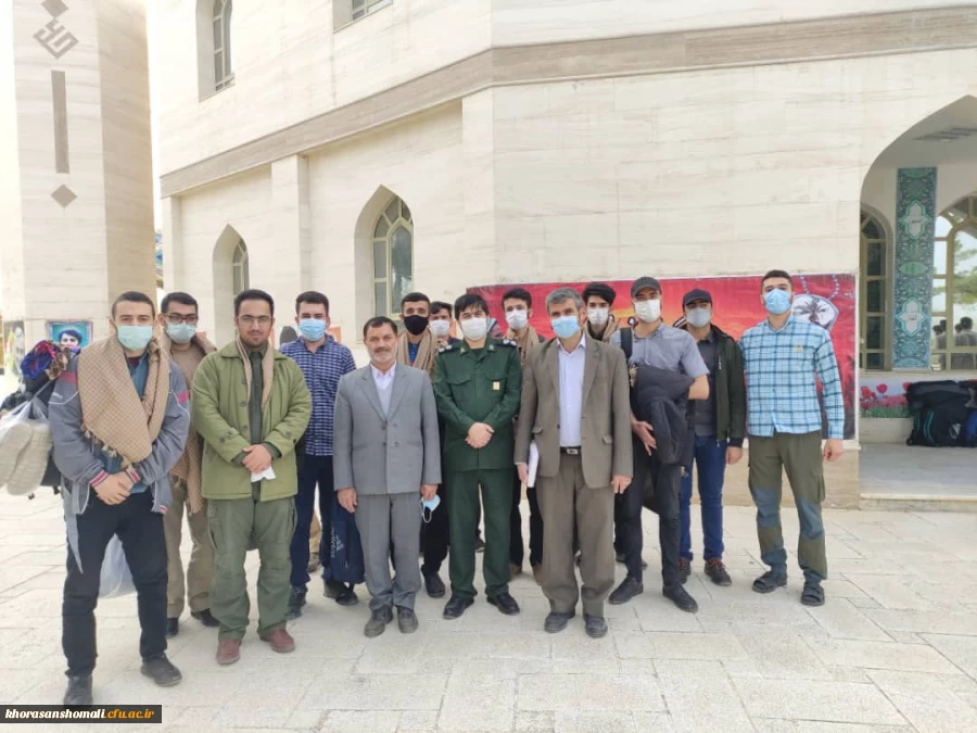 مراسم اعزام گروههای جهادی دانشجویان دانشگاه فرهنگیان روز چهارشنبه چهارم فروردین ۱۴۰۰ 2
